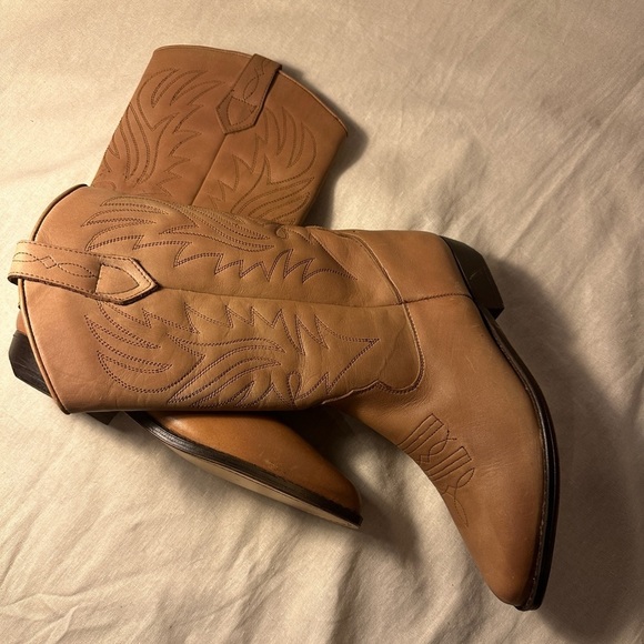 NWOT Vintage Women's Tan/Caramel Western Cowboy Boots | Size 8.5 - Picture 5 of 9
